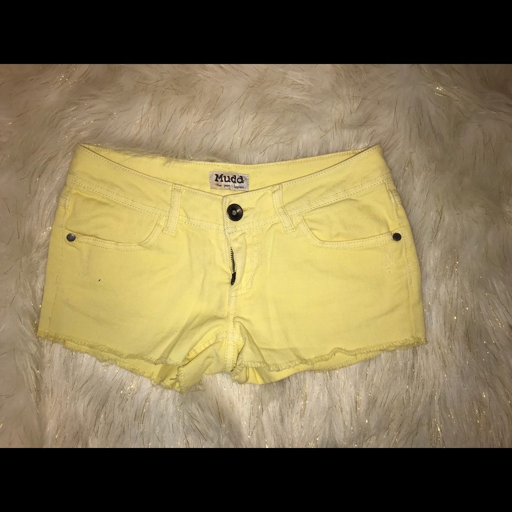 Yellow shorts